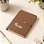 Mini Caderno Capa Mole com Sticky Notes Personalizado com Nome - Marrom - 14,3x10cm - 1 unidade - Rizzo - Imagem 2