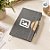 Caderno de Anotações em Tecido e Bambu Personalize com Logo - Cinza - 21,5x14,5cm - 1 unidade - Rizzo - Imagem 2