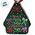 Lata de Natal de Metal para Pendurar - Verde - Have a Holly Jolly Christmas - 8,5x10,5x4cm - 1 unidade - Rizzo - Imagem 3