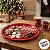 Bandeja de Metal Decorativa de Natal Redonda - Trem Natalino - 32x32x1,5cm - 1 unidade - Rizzo - Imagem 6