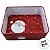 Lata de Natal de Metal com Visor - Vermelha Merry Christmas - 13x10x5cm - 1 unidade - Rizzo - Imagem 3