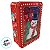 Lata de Natal de Metal com Visor - Vermelha Boneco de Neve Noel - 13x19x6cm - 1 unidade - Rizzo - Imagem 4