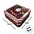 Lata de Natal de Metal com Visor - Vermelha - Noel com Doce e Presente - 15x15x6cm - 1 unidade - Rizzo - Imagem 6