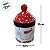 Lata de Metal de Natal Redonda - Boneco de Neve com Gorro e Pompom - 9x15x9cm - 1 unidade - Rizzo - Imagem 6