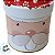 Lata de Metal de Natal Redonda - Papai Noel com Gorro e Pompom - 9x15x9cm - 1 unidade - Rizzo - Imagem 3