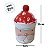 Lata de Metal de Natal Redonda - Papai Noel com Gorro e Pompom - 9x15x9cm - 1 unidade - Rizzo - Imagem 7