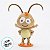 Mini Figura Colecionável - Galinha Pintadinha - Barata - 5x9x3cm - 1 unidade - Toyng - Rizzo - Imagem 3