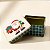 Lata de Metal de Natal - Papai Noel Presentes - Verde e Bege - 12x11cm - 1 unidade - Rizzo - Imagem 1
