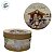 Lata de Metal de Natal - Feliz Natal - Bege - 10,9cm - 1 unidade - Rizzo - Imagem 3