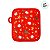 Kit Luva e Pegador Cozinha - Natal - Vermelha - 25x17cm - 1 unidade - Rizzo - Imagem 4