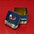 Lata de Metal de Natal - Muita União e Amor - Azul Escuro - 8x8x6,3cm - 1 unidade - Rizzo - Imagem 1