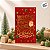 Cartão de Natal 3D - Ho Ho Ho - Vermelho e Dourado - 21,5cm - 1 unidade - Rizzo - Imagem 6