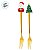 Kit Garfos Para Sobremesa de Natal - Presente e Árvore de Natal - 17cm - 2 unidades - Rizzo - Imagem 2