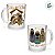 Caneca de Vidro de Natal - União, Paz e Alegria - 330mL - 1 unidade - Rizzo - Imagem 2