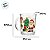 Caneca de Vidro de Natal - Ho Ho Ho - 330mL - 1 unidade - Rizzo - Imagem 3