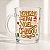 Caneca de Vidro de Natal - Papai Noel Chegou - 330mL - 1 unidade - Rizzo - Imagem 1