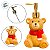 Porta Sabonete Líquido de Natal - Urso de Cachecol - 18,3 cm - 1 unidade - Rizzo - Imagem 3