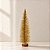 Mini Árvore Pinheiro Nevado - Dourado - 15cm - 1 unidade - Rizzo - Imagem 1
