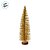 Mini Árvore Pinheiro Nevado - Dourado - 15cm - 1 unidade - Rizzo - Imagem 2