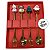 Kit Talheres para Sobremesa de Natal - 17cm - 4 unidades - Rizzo - Imagem 4