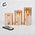 Kit Velas Eletrônicas de Led com Controle Remoto - Vidro Castanho - 3 unidades - Rizzo - Imagem 3