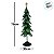 Árvore de Natal de Ferro - Verde Nevado  - 22x70x22cm - 1 unidade - Rizzo - Imagem 6