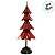 Árvore de Natal de Ferro - Vermelha  - 26x65x26cm - 1 unidade - Rizzo - Imagem 3