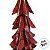 Árvore de Natal de Ferro - Vermelha  - 26x65x26cm - 1 unidade - Rizzo - Imagem 4