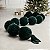 Cordão Maxi Bolas de Natal 18cm - Veludo Verde - 170cm - 1 unidade - Rizzo - Imagem 1