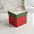 Caixa Cubo - Cartinhas de Natal - Vermelho - G 17x17x17cm - 1 unidade - Cromus - Rizzo - Imagem 1