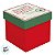 Caixa Cubo - Cartinhas de Natal - Vermelho - G 17x17x17cm - 1 unidade - Cromus - Rizzo - Imagem 3