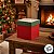 Caixa Cubo - Cartinhas de Natal - Vermelho - G 17x17x17cm - 1 unidade - Cromus - Rizzo - Imagem 5