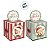 Caixa Pop Up para Panetone 250g - Fofurso Verde / Vermelho - M 12x12x14,5cm - 10 unidades - Cromus - Rizzo - Imagem 3