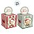 Caixa Pop Up para Panetone 100g - Fofurso Verde / Vermelho - 9x9x11cm - 10 unidades - Cromus - Rizzo - Imagem 3