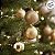 Bola de Natal - Ouro - Glitter, Texturizada e Espelhada - 8cm - 6 unidades - Cromus - Rizzo - Imagem 6