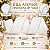 Fita Aramada Decorativa de Natal - Losango - Branco e Prata -  6,3cmx4,57m - 1 unidade - Cromus - Rizzo - Imagem 2