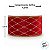 Fita Aramada Decorativa de Natal - Losango - Vermelho, Branco e Ouro -  6,3cmx4,57m - 1 unidade - Cromus - Rizzo - Imagem 5