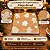 Guardanapo de Papel Natalino - Gingerbread Marrom e Creme - 32,5x32,5cm - 20 unidades - Cromus - Rizzo - Imagem 2