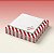 Guardanapo de Papel Natalino - Listrado Branco e Vermelho - 33x33cm - 20 unidades - Cromus - Rizzo - Imagem 1