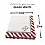 Guardanapo de Papel Natalino - Listrado Branco e Vermelho - 33x33cm - 20 unidades - Cromus - Rizzo - Imagem 4