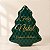 Lata de Natal de Metal - Vamos Celebrar - Verde - 18,4x15,2x6,5 cm - 1 unidade - Rizzo - Imagem 1
