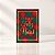 Cartão de Natal - Te Desejo um Feliz Natal - Vermelho e Verde - 9,5x13,7cm - 1 unidade - Rizzo - Imagem 1