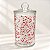 Pote de Vidro Hermético de Natal - Doce Candy Cane - 630ml - 1 unidade - Rizzo - Imagem 1