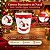 Caneca de Natal - Cavalo - Vermelho e Branco - 14,5x11,5x10,5cm - 1 unidade - Cromus - Rizzo - Imagem 2