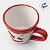 Caneca de Natal - Cavalo - Vermelho e Branco - 14,5x11,5x10,5cm - 1 unidade - Cromus - Rizzo - Imagem 4