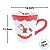 Caneca de Natal - Cavalo - Vermelho e Branco - 14,5x11,5x10,5cm - 1 unidade - Cromus - Rizzo - Imagem 5