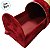 Caixa Gaveta de Natal - Vermelho Veludo e Ouro - 36,5x13x14cm - 1 unidade - Cromus - Rizzo - Imagem 4