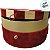Caixa de Natal com Alça e Fecho - Listrada Vermelho e Ouro - 12,5x25,5x21cm - 1 unidade - Cromus - Rizzo - Imagem 4