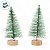 Mini Árvores Pinheiros de Natal Decorativas - Verde - 4,5x10x4,5cm - 2 unidades - Cromus - Rizzo - Imagem 3