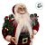 Papai Noel Decorativo em Pé com Árvore e Presente - Vermelho e Verde - 40x30,5x21cm - 1 unidade - Cromus - Rizzo - Imagem 4